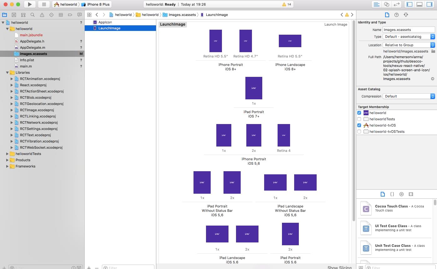 Tela XCode